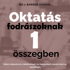 Oktatás fodrászoknak 1 összegben